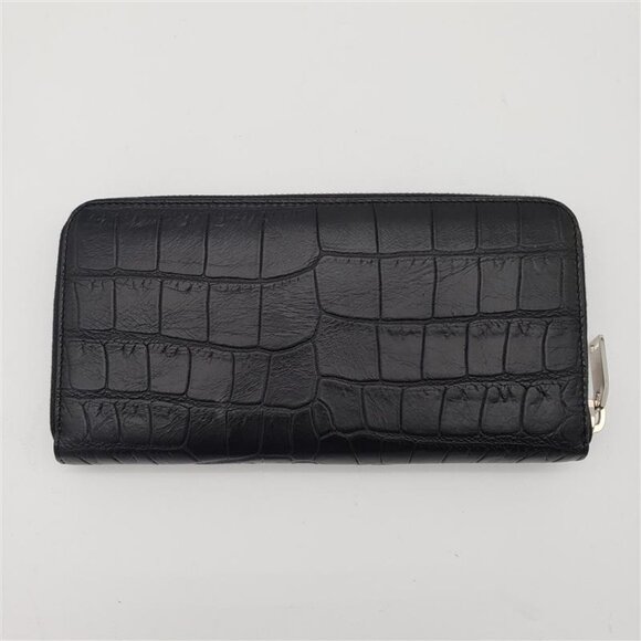YSL Yves Saint Laurent Zippy Black Wallet lux340-102325 - Picture 2 of 13